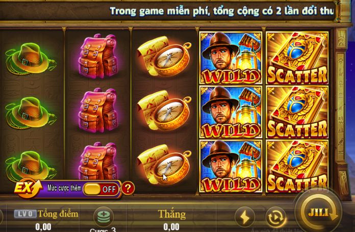 Hình ảnh game nổ hũ cổ điển với biểu tượng trái cây và số 7 may mắn