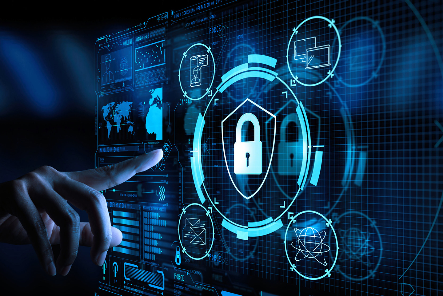 Biểu tượng bảo mật và an toàn dữ liệu trong môi trường cá cược Dabet Live